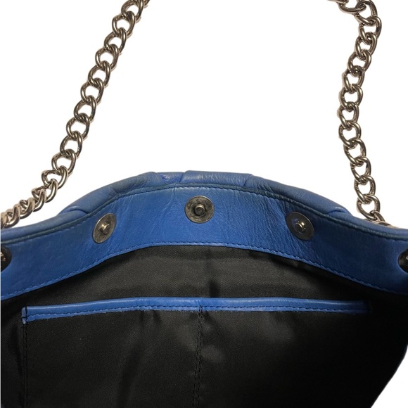 Vintage Leather Italy Space Style Concept Women’s Purse Handbag Shoulder Bag - Picture 6 of 9